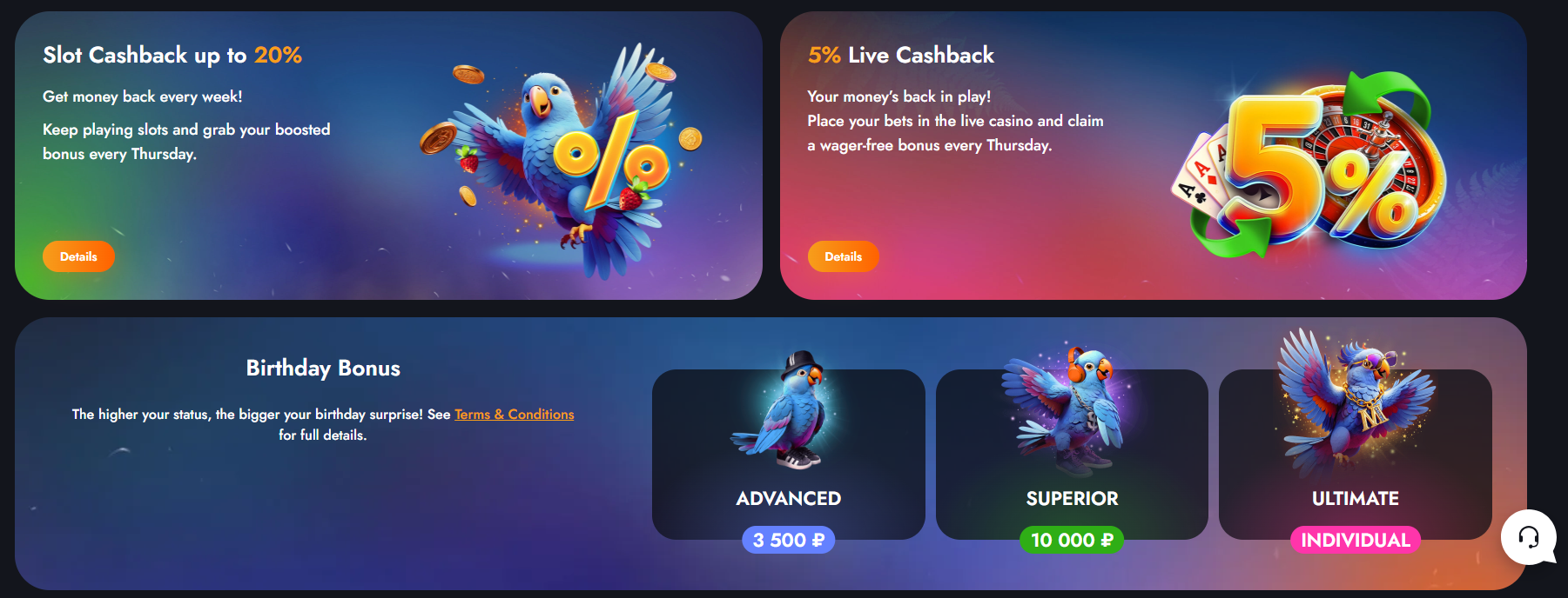 Bonuses Martin Casino in Canada